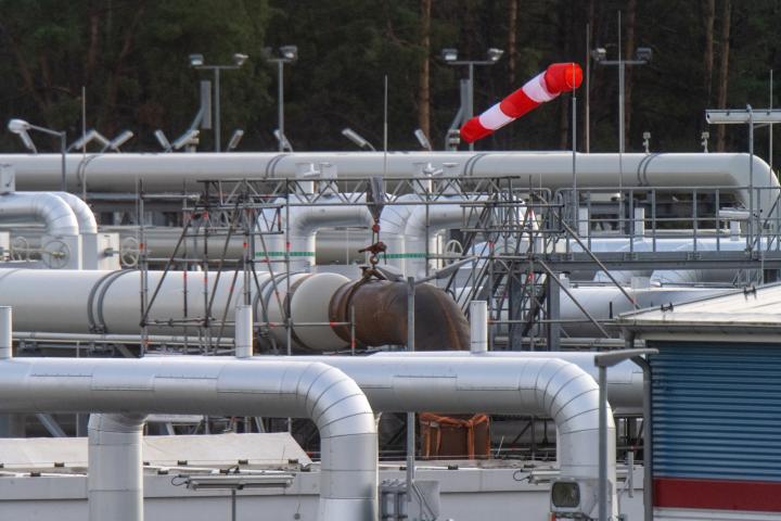 Imagen de archivo de un gasoducto en el municipio alemán de Lubmin.