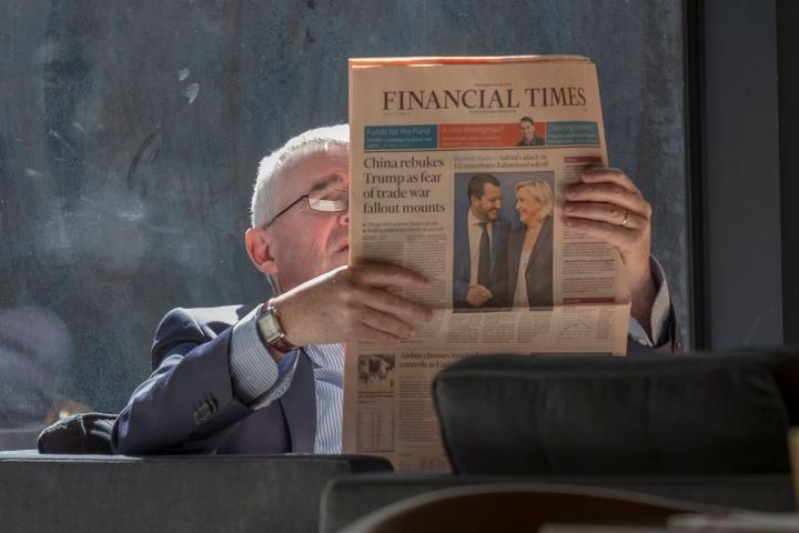 Michael O'Leary lee el 'Financial Times'.