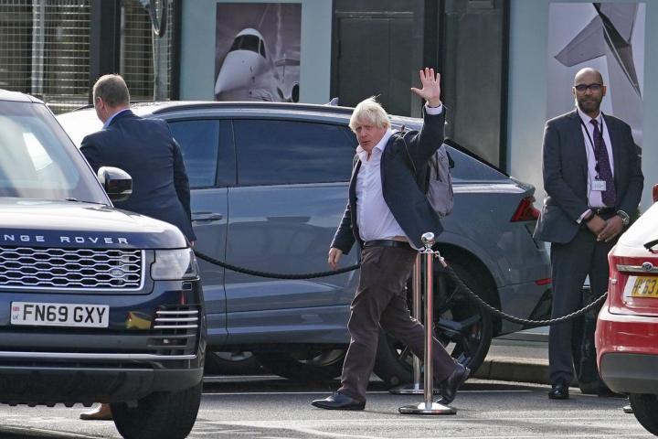 El ex primer ministro británico Boris Johnson.
