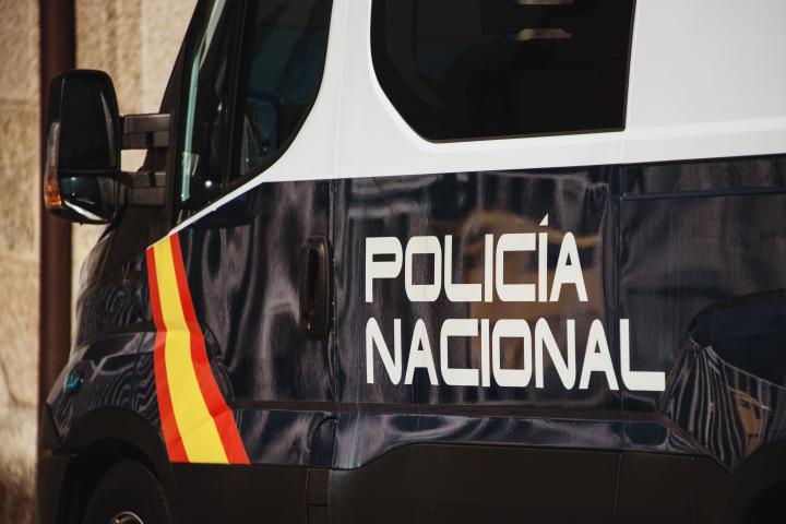 Imagen de archivo de un furgón de la Policía Nacional.