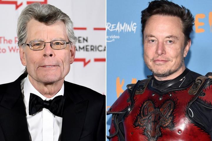 Stephen King y Elon Musk.