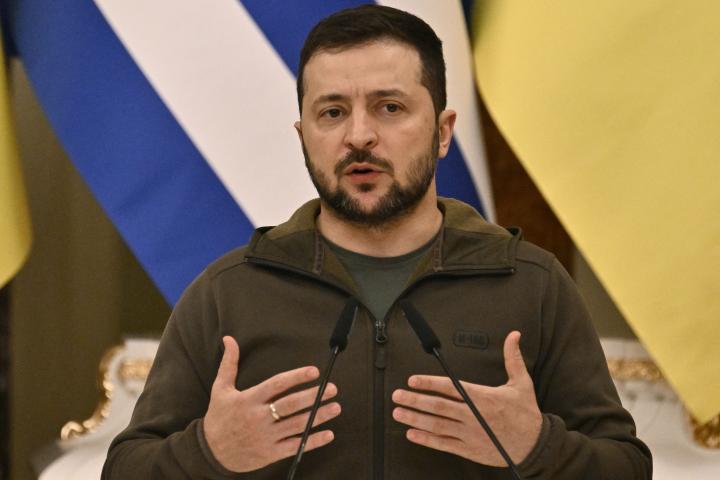 El presidente de Ucrania, Volodimir Zelenski.