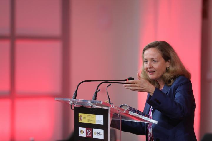 La vicepresidenta primera y ministra de Asuntos Económicos, Nadia Calviño