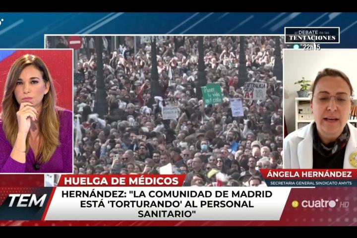 Mariló Montero y Ángela Hernández.