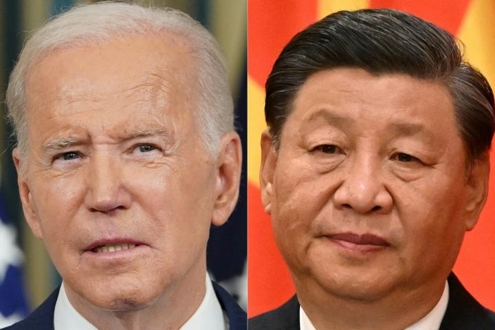 El presidente de EE.UU., Joe Biden y el presidente de China, Xi Jinping