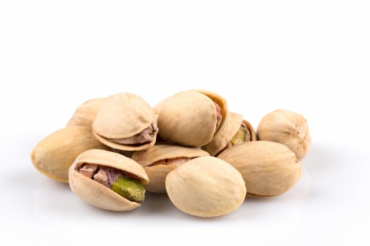 Un puñado de pistachos.