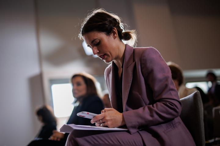 La ministra de Igualdad, Irene Montero, el pasado mes de octubre.