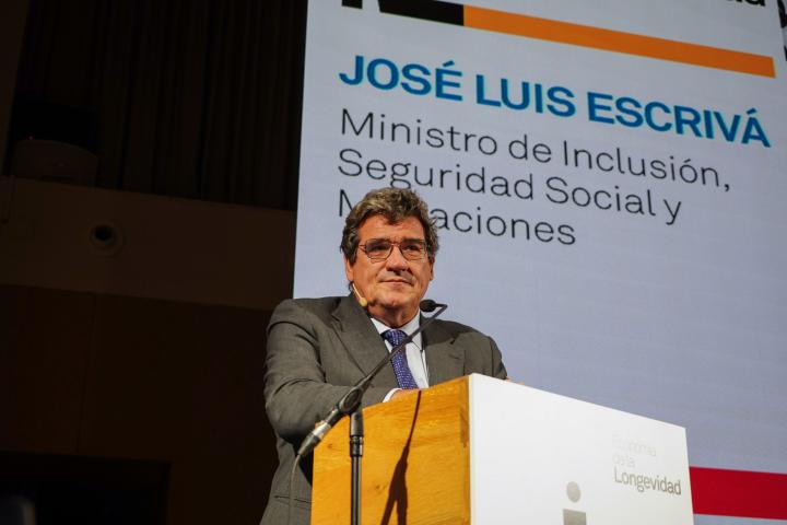 El ministro de Inclusión, Seguridad Social y Migraciones, José Luis Escrivé, en una imagen de archivo.