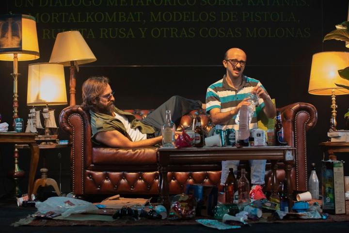 Agus Ruíz y Mario Alonso en 'Elogio de la estupidez'