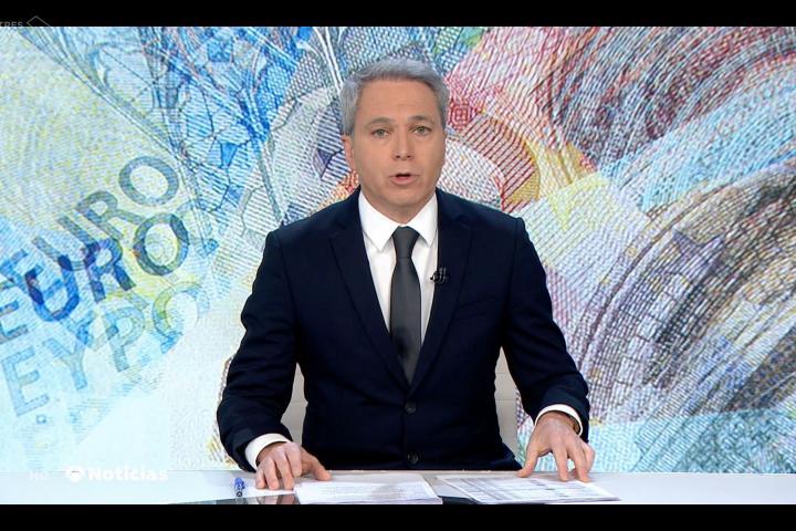 Vicente Vallés en Antena 3 Noticias.