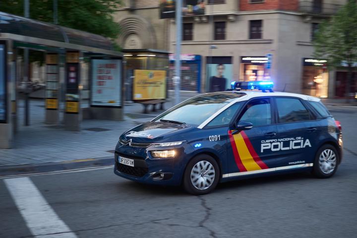 Un coche patrulla de la Policía Nacional, en una foto de archivo