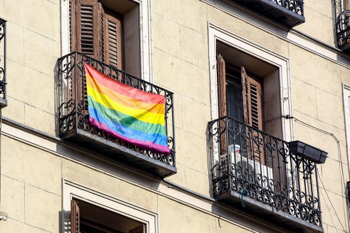 MADRID, SPAIN - JUNE 22: Images of the preparation of the LGTB Pride which will start the 28th of June in the neighbourhood of Chueca on June 22, 2019 in Madrid, Spain. (Photo by Ricardo Rubio/Europa Press via Getty Images) (Photo by Europa Pres...