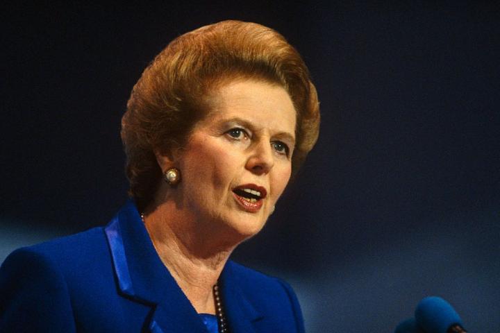 Margaret Thatcher.