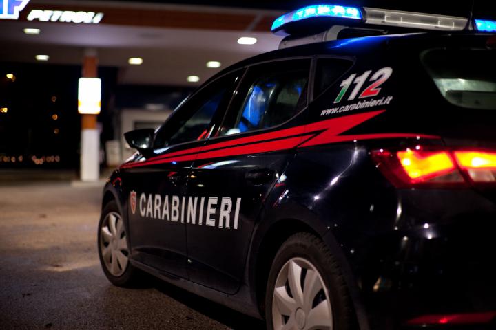 Un coche de la Policía italiana.
