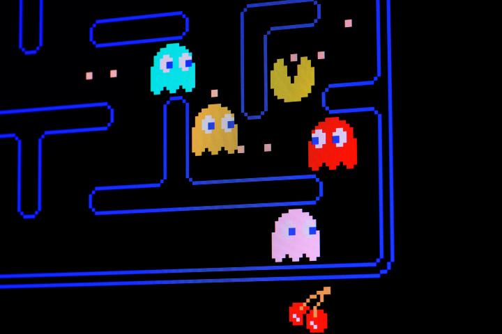 Vintage Pacman video game