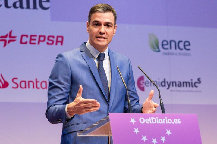 Pedro Sánchez, en un acto