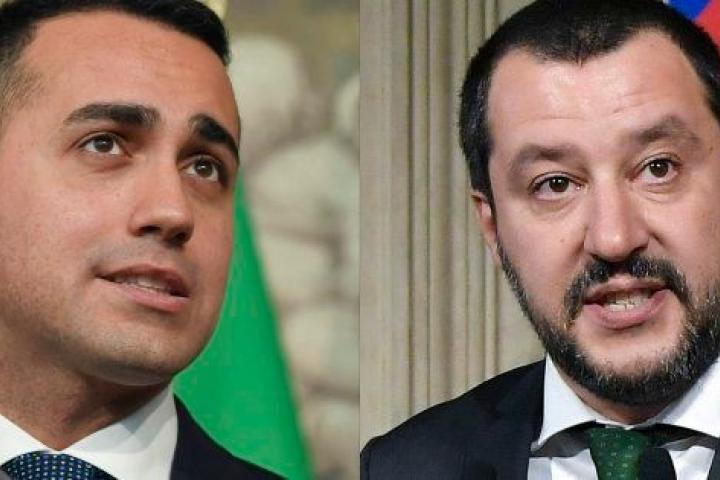 Di Maio y Salvini.
