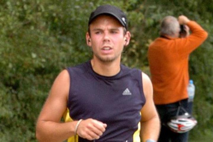 FRANKFURT, GERMANY - SEPTEMBER 13:  In this photo released today, co-pilot of Germanwings flight 4U9525 Andreas Lubitz participates in the Airport Hamburg 10-mile race on September 13, 2009 in Hamburg, Germany. Lubitz is suspected of having deli...