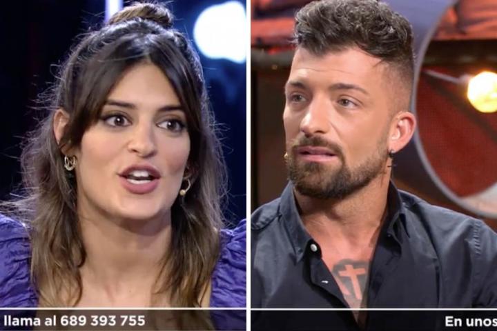 Susana y Rubén, en el debate de 'La isla de las tentaciones' el 18 de febrero de 2020.