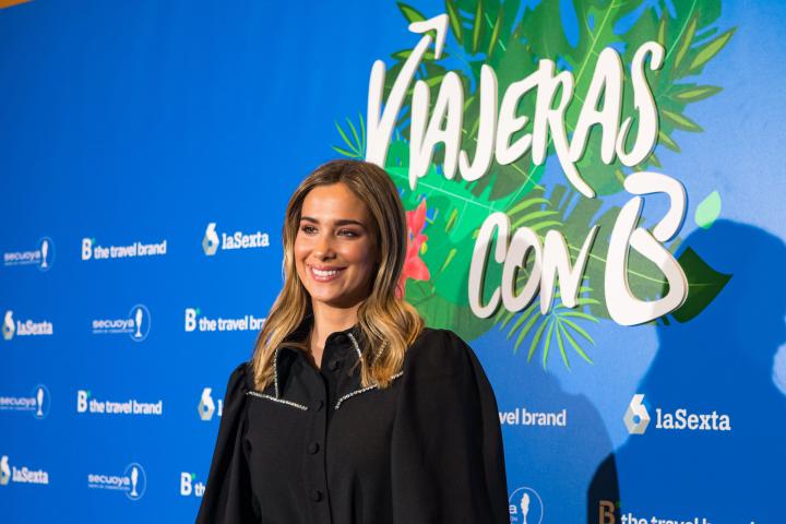 MADRID, SPAIN - FEBRUARY 26: Maria Pombo attends "Viajeras con B" new season presentation at Academia de Cine on February 26, 2020 in Madrid, Spain. (Photo by David Benito/ Getty Images)
