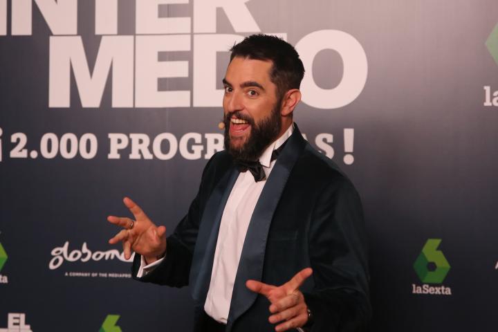 MADRID, SPAIN - APRIL 04: The presenter Dani Mateo is seen at the celebration of 2,000 broadcasts on air of television show ‘El Intermedio’ on April 04, 2019 in Madrid, Spain. (Photo by Ricardo Rubio/Europa Press via Getty Images) (Photo by ...