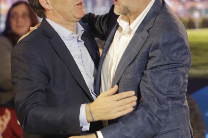 Mariano Rajoy y Alberto Nunez Feijoo.