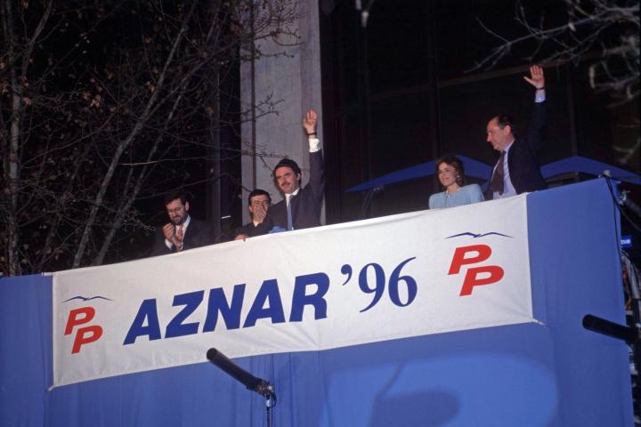 Victoria electoral del PP en 1996