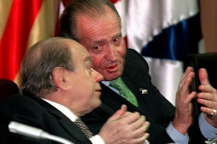 El rey emérito Juan Carlos I y Jordi Pujol, en una foto de archivo.