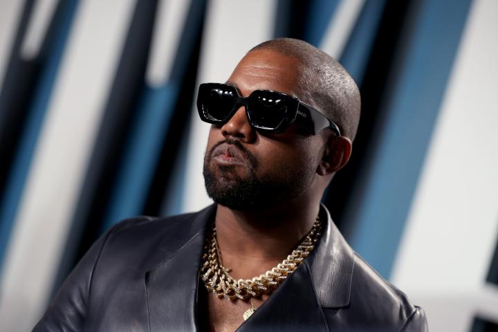 BEVERLY HILLS, CALIFORNIA - FEBRUARY 09: Kanye West attends the 2020 Vanity Fair Oscar Party hosted by Radhika Jones at Wallis Annenberg Center for the Performing Arts on February 09, 2020 in Beverly Hills, California. (Photo by Rich Fury/VF20/G...
