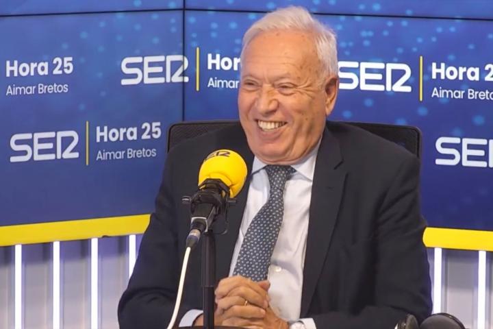 Margallo durante su intervención en Hora 25 de La SER