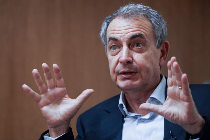 El expresidente del Gobierno José Luis Rodríguez Zapatero, en una entrevista con EFE.