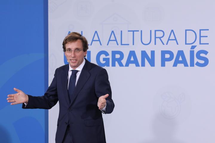 El alcalde de Madrid, Jose Luis Martinez-Almeida, en Madrid.