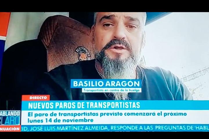 Basilio Aragón, en TVE.