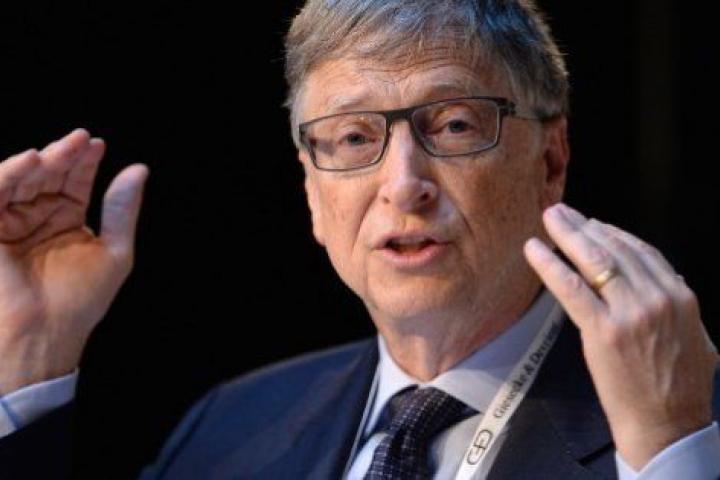 MUNICH, GERMANY - FEBRUARY 17: Microsoft founder Bill Gates speaks during a book presentation at the 53rd Munich Security Conference at Hotel Bayerischer Hof in Munich, Germany, on Februrary 16, 2017. The annual event brings together government ...