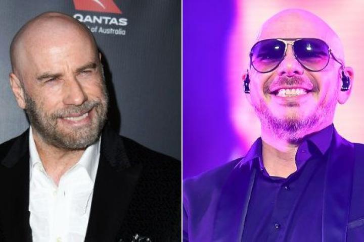 Visible Banquete lona Pitbull es el responsable de que John Travolta ya no se ponga pelucas
