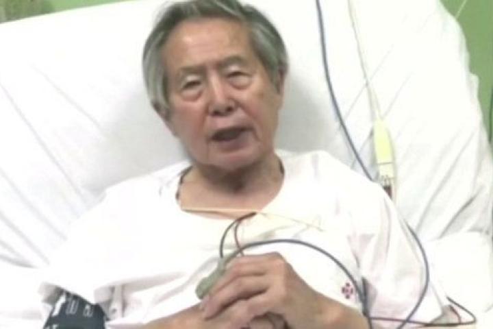 Alberto Fujimori, en una imagen encamado.