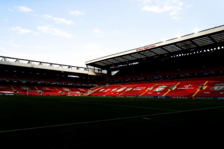 Anfield, campo del Liverpool.