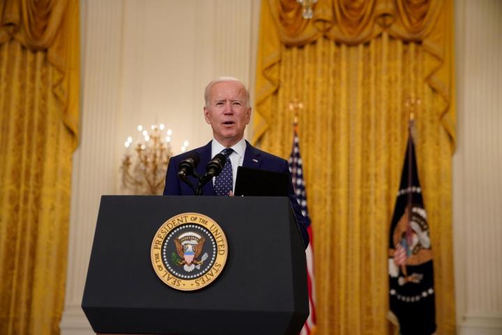 El presidente de EEUU, Joe Biden, este jueves en la Casa Blanca.
