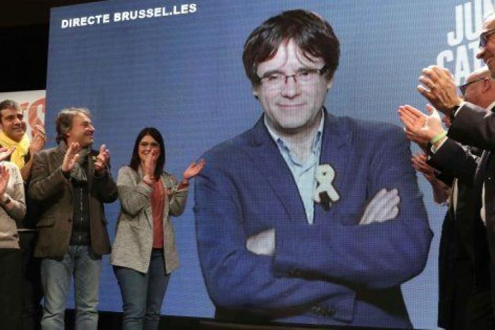 Mitin de Junts per Catalunya