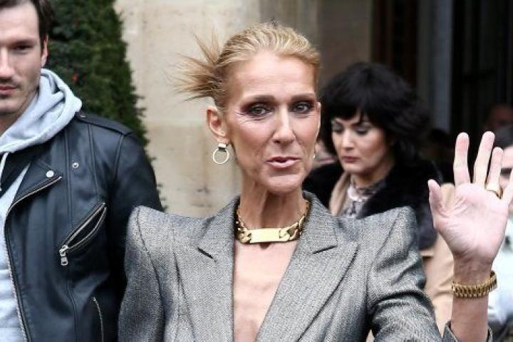 Céline Dion y Pepe Muñoz, en París.