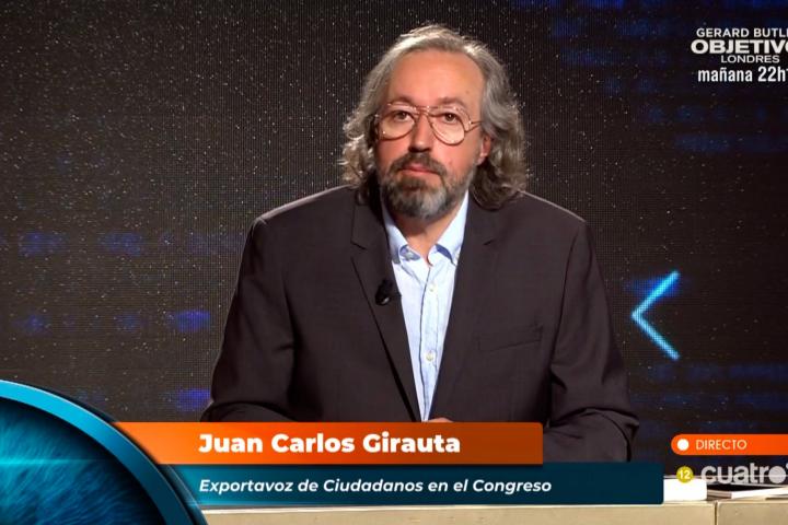 Juan Carlos Girauta, en el programa de Iker Jiménez