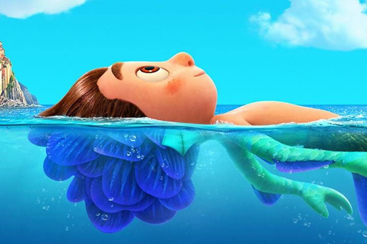 Una imagen de la película de Pixar, 'Luca'.
