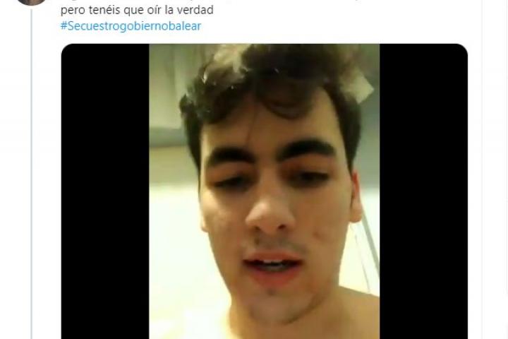 Momento del vídeo de Jorge Lorenzo ficticio.