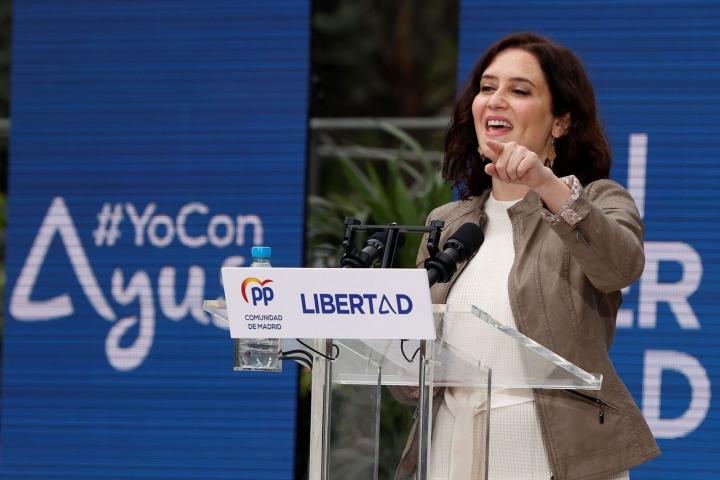 Isabel Díaz Ayuso, presidenta madrileña.