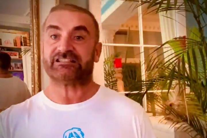 Euprepio Padula, durante su mensaje.