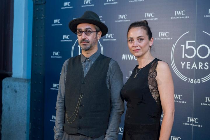 La actriz y cantante Leonor Watling y Alejandro Pelayo durante el 150 aniversario de la firma 'IWC' en 2018.