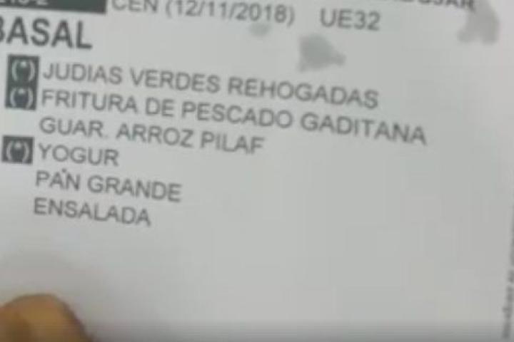 Menú Hospital