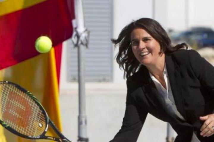 Imagen de archivo de la tenista Conchita Martínez.