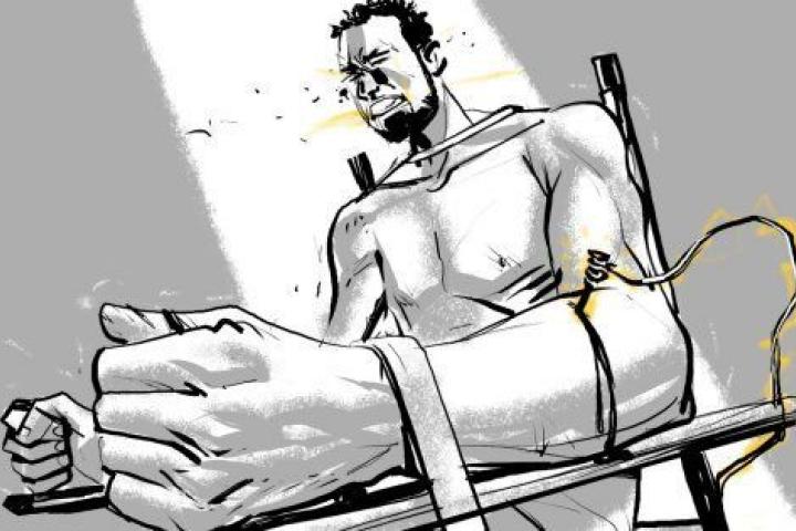 Una de las ilustraciones que acompañan las conclusiones de la ING Human Rights Watch.