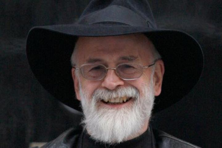 Terry Pratchett en Londres, en noviembre de 2008.